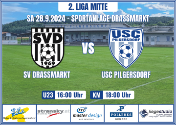 Spielankündigung SV Draßmarkt vs USC Pilgersdorf