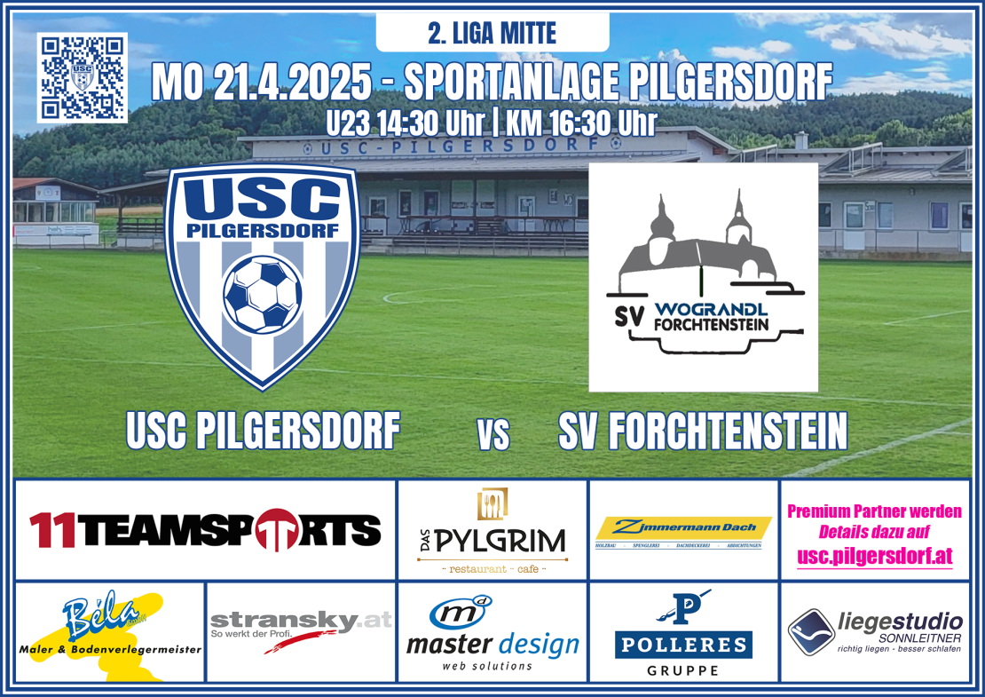 Spielankündigung USCP vs SV Forchtenstein