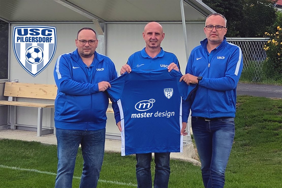 Der Vorstand bei der Pressemitteilung USC master design Pilgersdorf